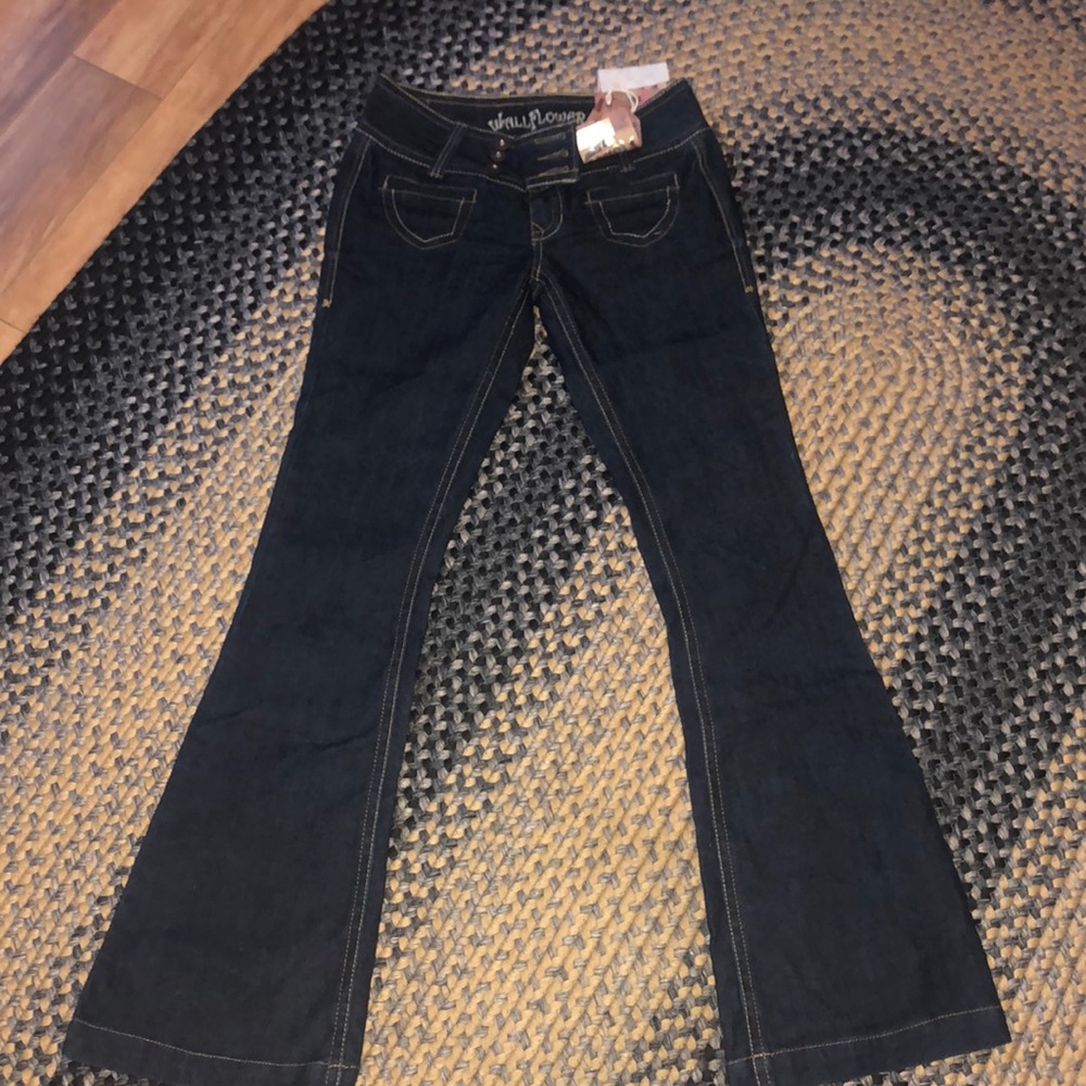NWT WallFlower Dark Denim Flare